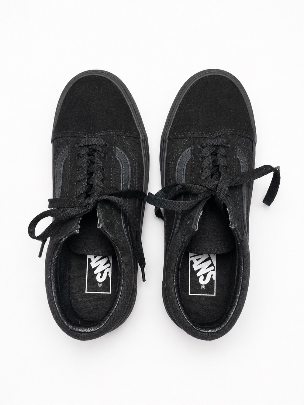 BLACK PLATFORM VANS